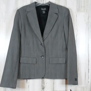 Rafaella Gray Lined Women's Blazer Size 8